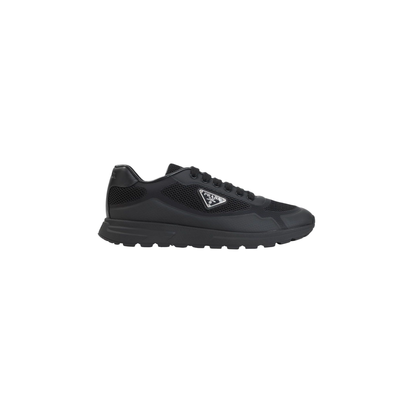 Prada Triangle-Logo Lace-Up