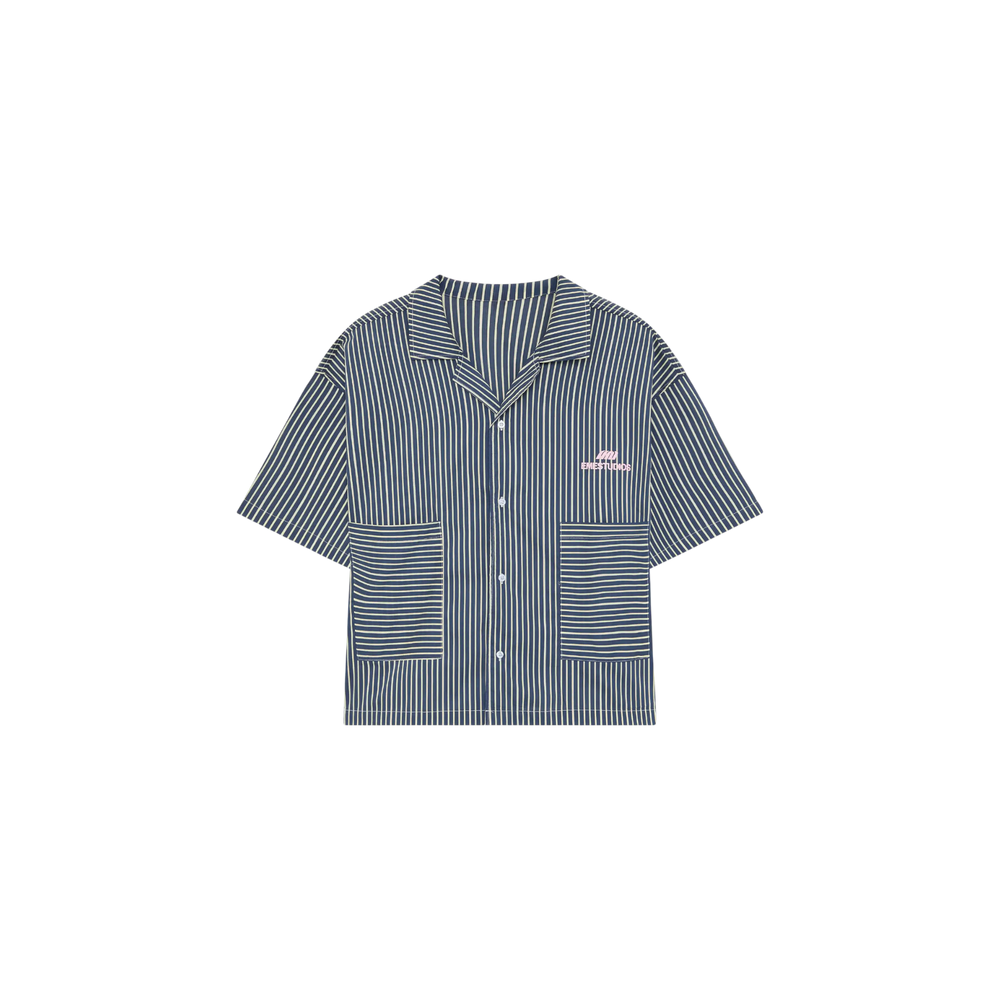 Eme Studios Pyjama Boxy Top Navy
