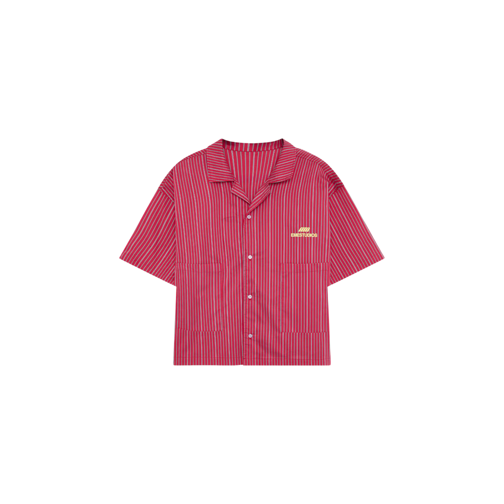 Eme Studios Pyjama Boxy Top Red