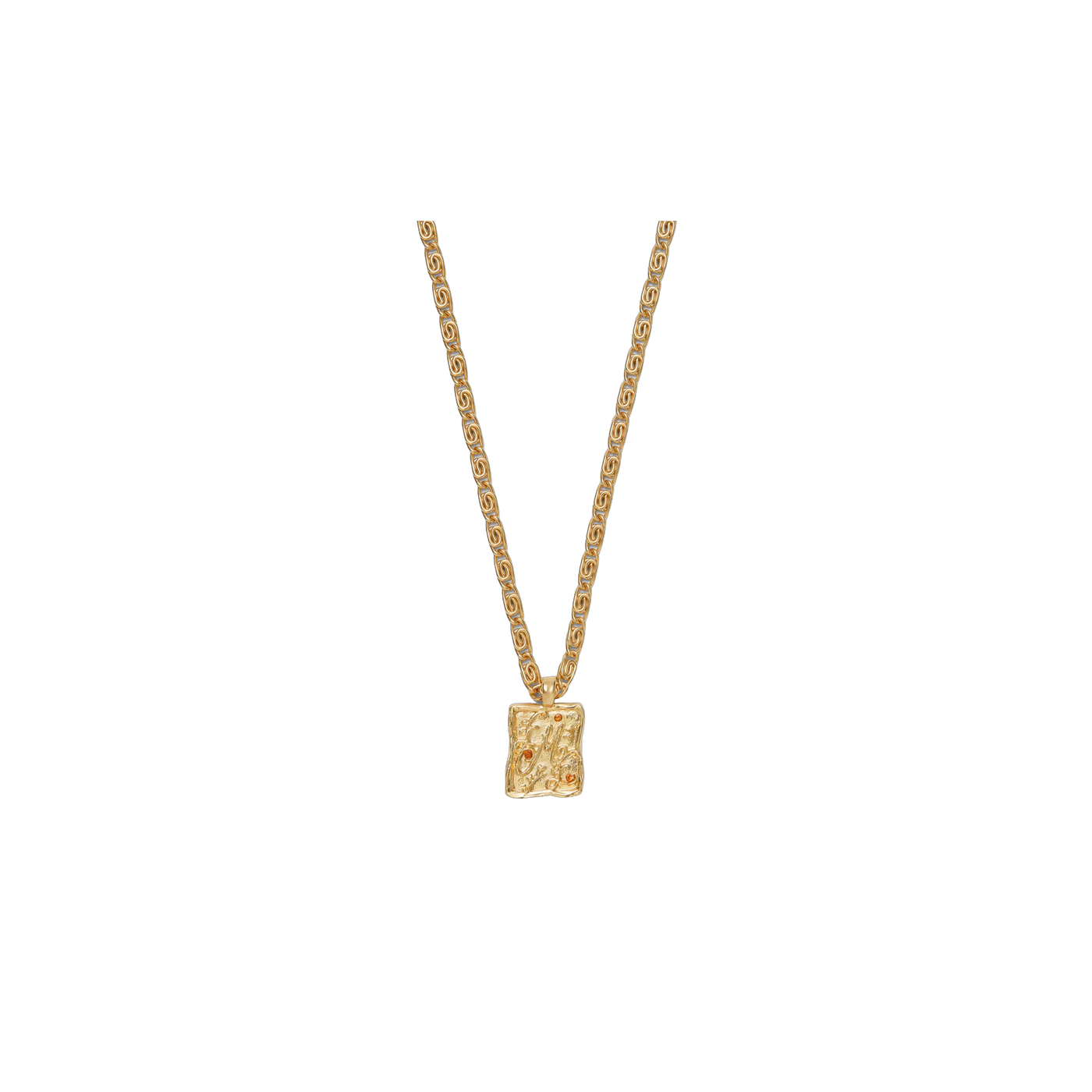 Eme Studios Red Lapis Au Necklace