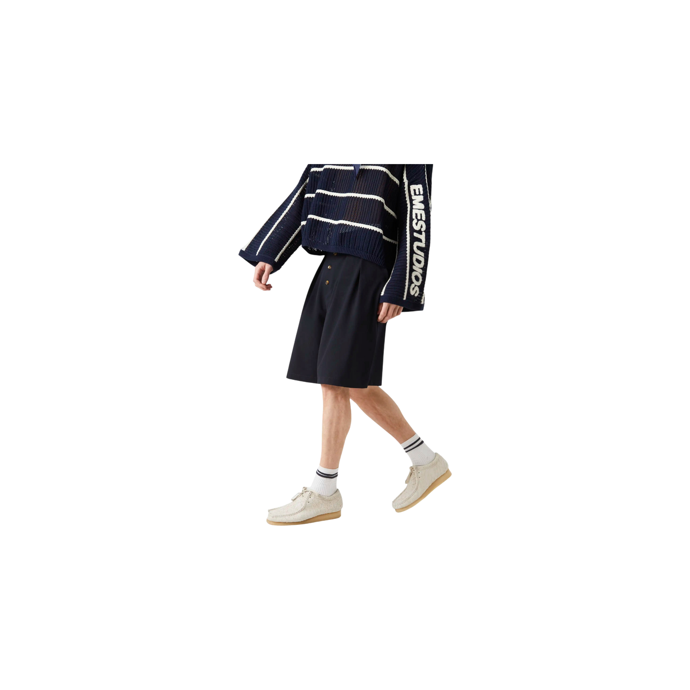 Eme Studios Refined Dark Navy Jorts
