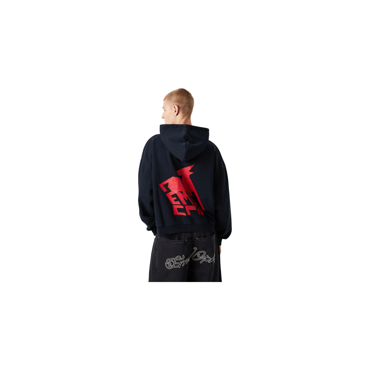 Eme Studios Rensdyr Navy Oversized Hoodie