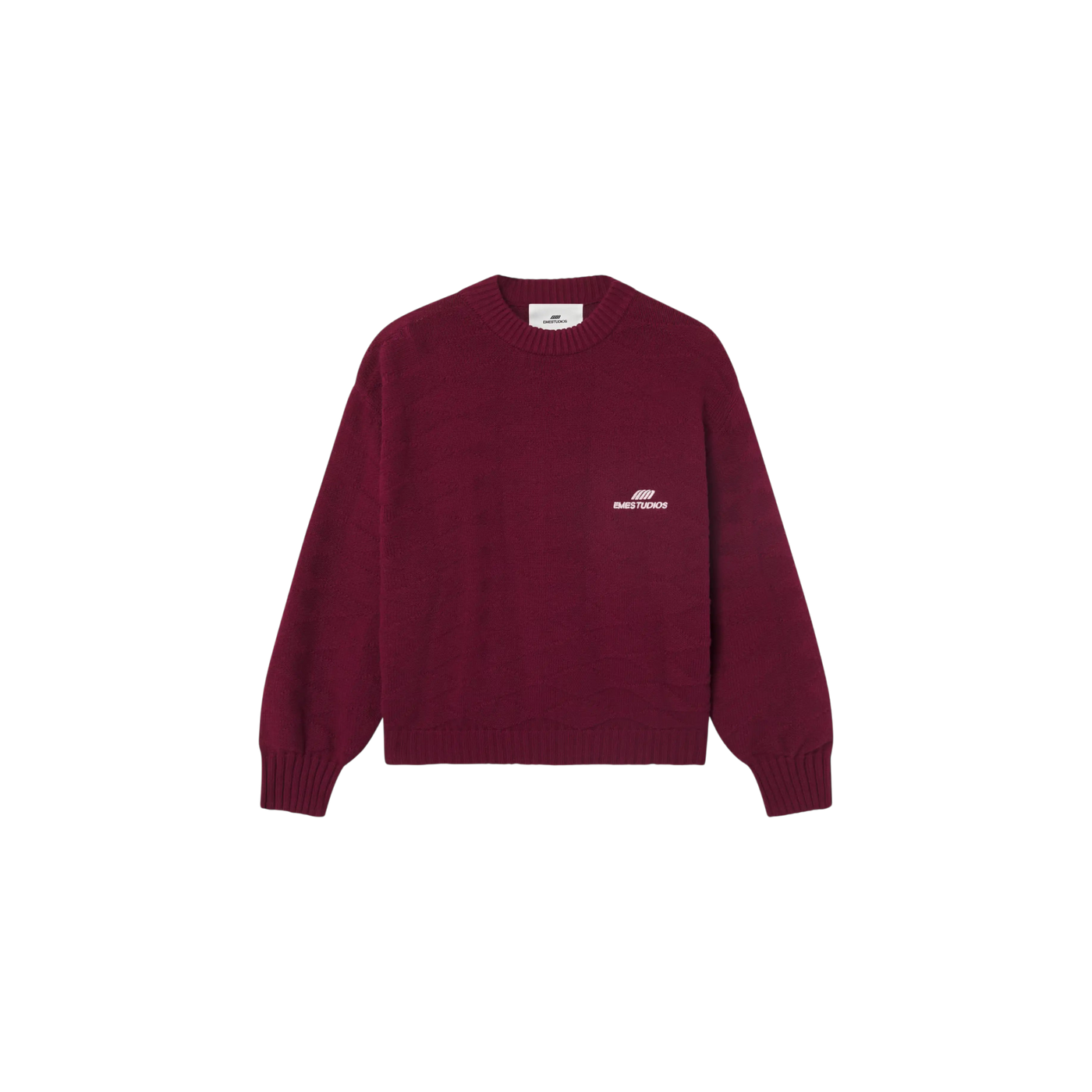Eme Studios Rhomb Cabernet Knit Sweater