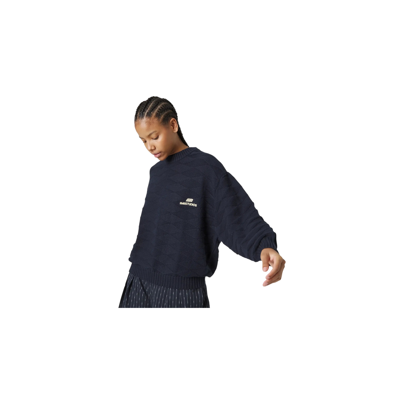 Eme Studios Rhomb Night Sky Knit Sweater