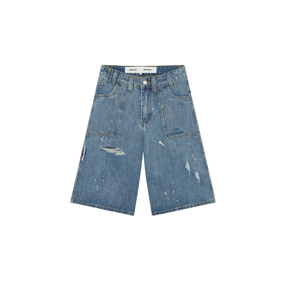 Eme Studios Riviera Blue Denim Shorts