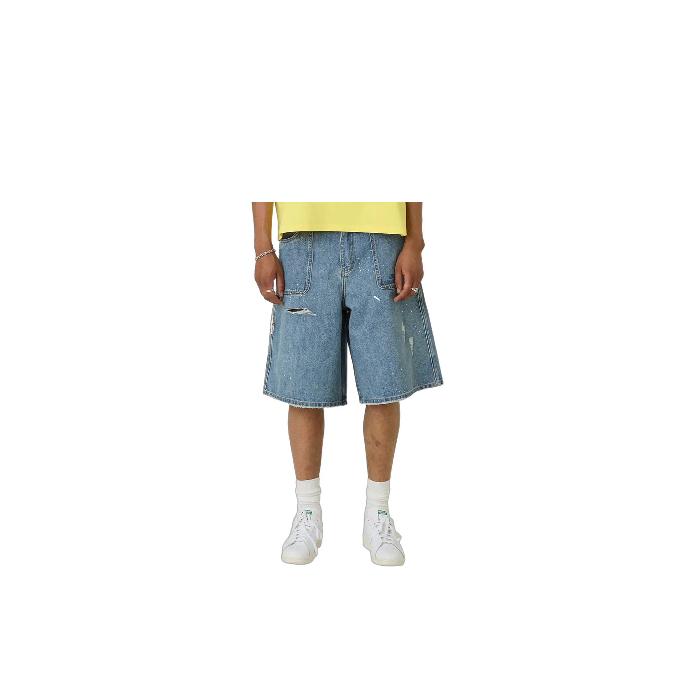 Eme Studios Riviera Blue Denim Shorts