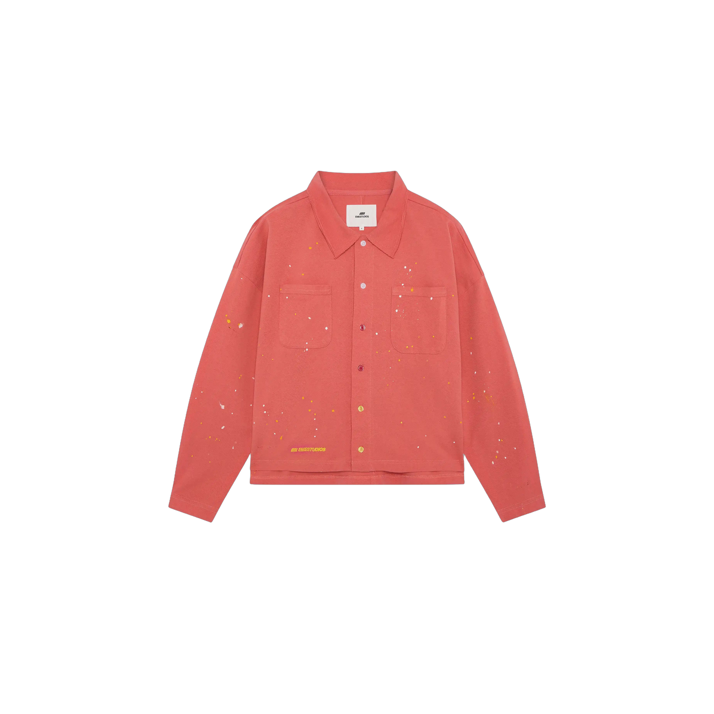 Eme Studios Riviera Peach Polo Shirt
