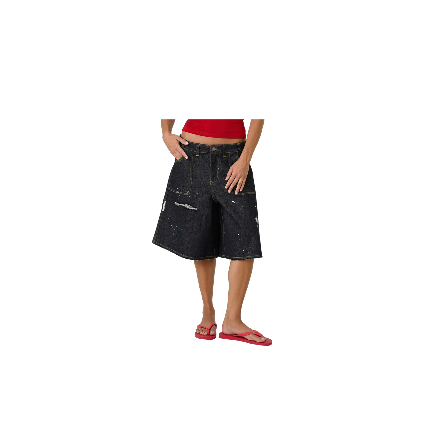 Eme Studios Riviera Raw Denim Shorts