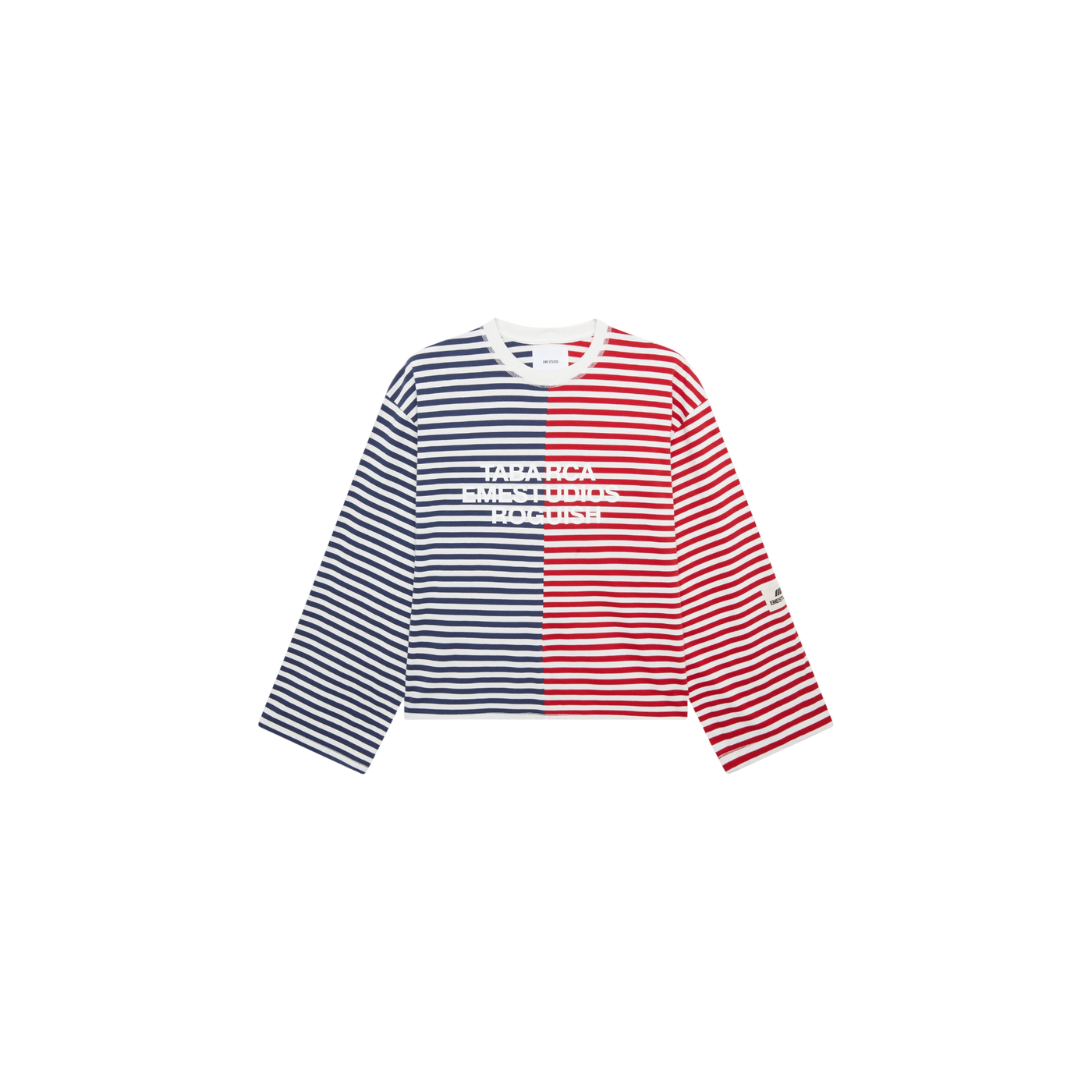 Eme Studios Roguish Navy Striped Long Sleeve