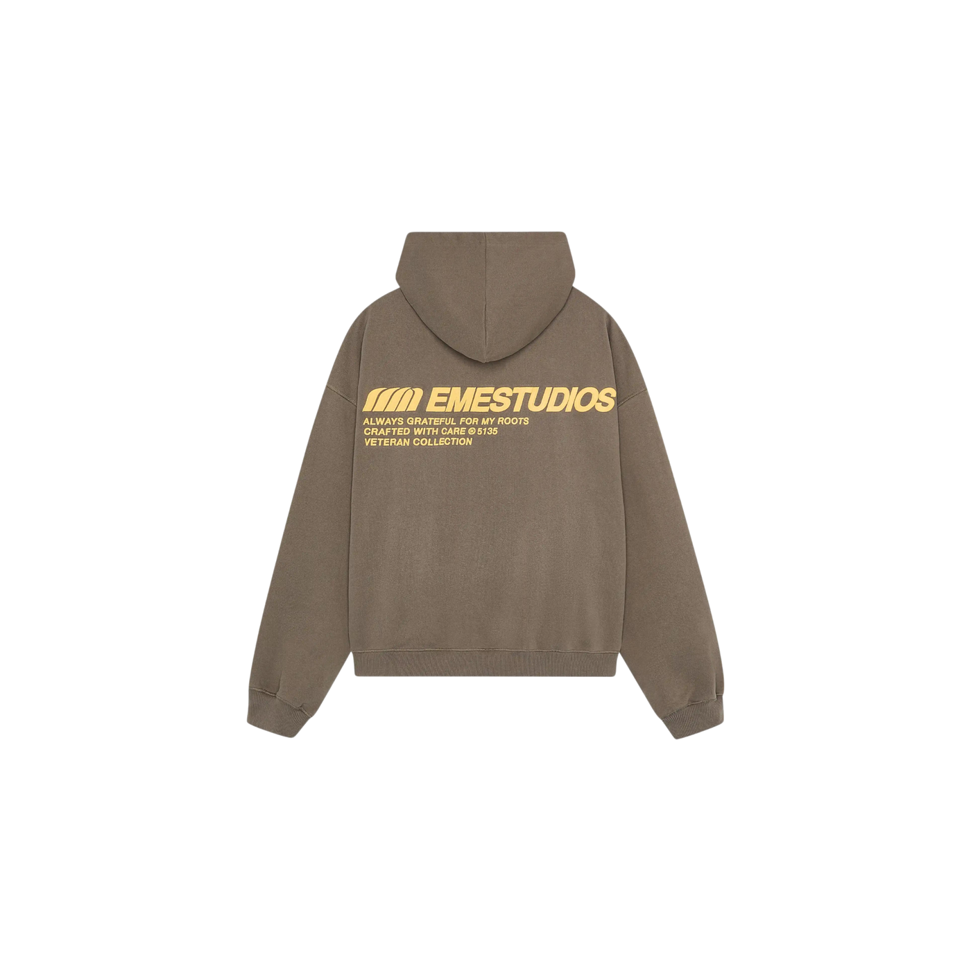 Eme Studios Roots Muddy Brown Oversized Hoodie