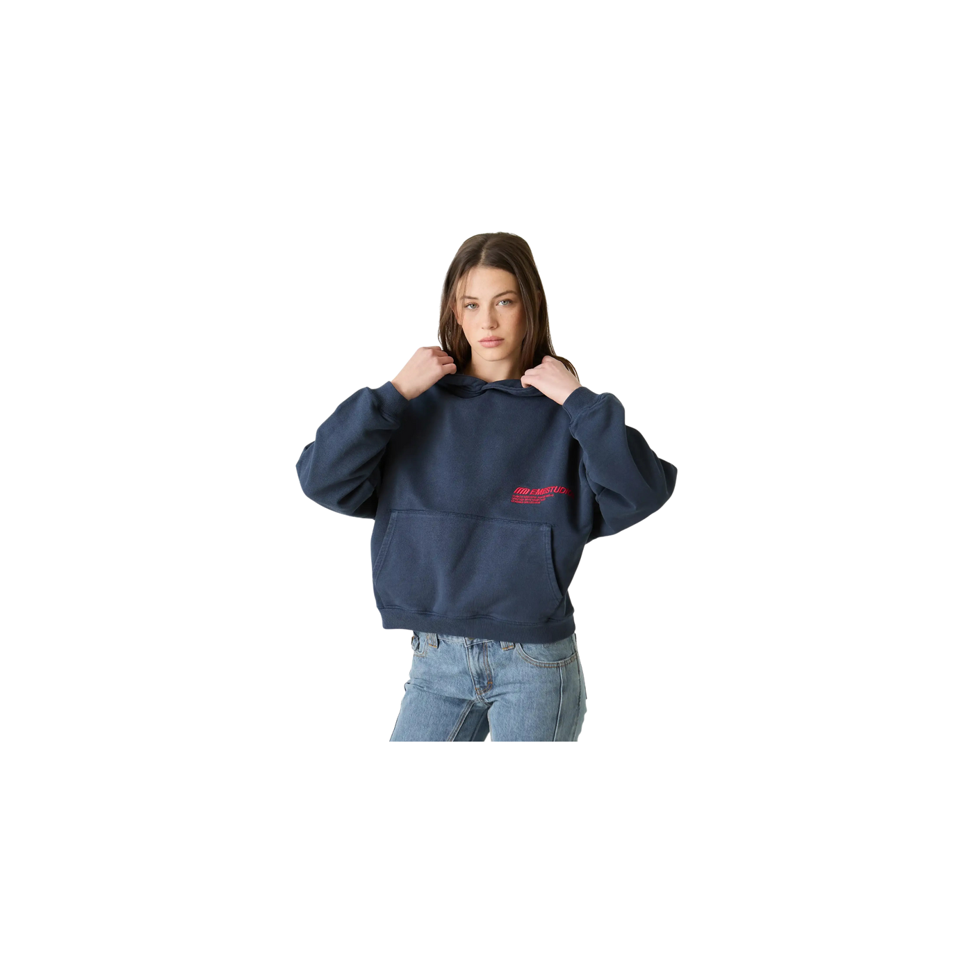 Eme Studios Roots Navy Oversized Hoodie