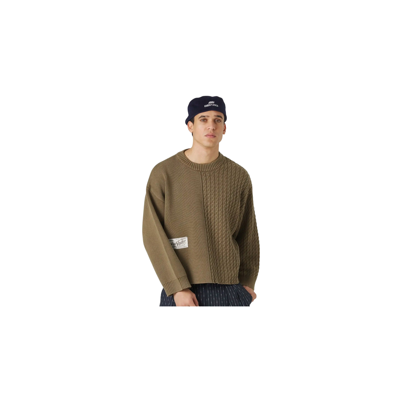 Eme Studios Rougher Choco Knit Sweater
