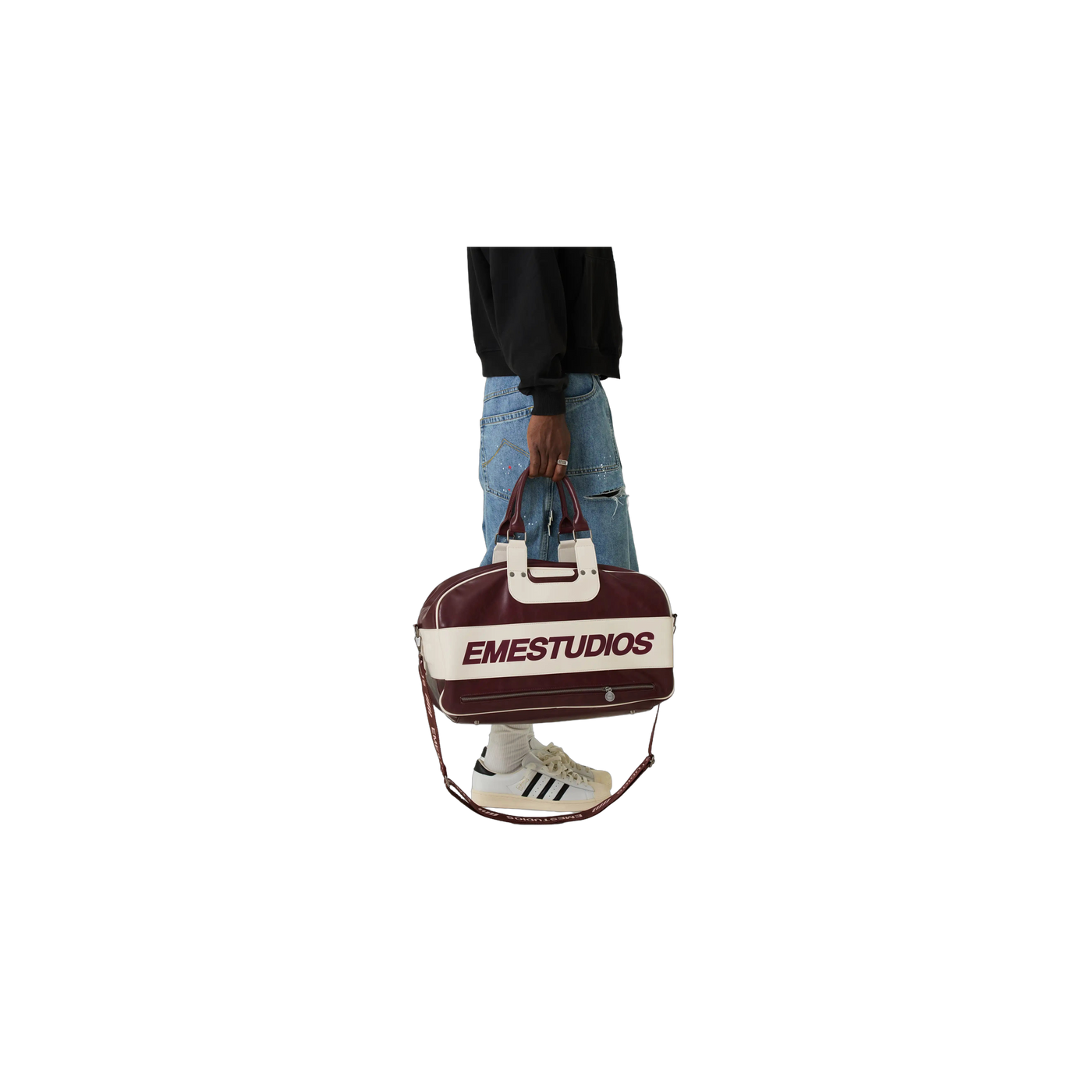 Eme Studios Rush Burgundy Duffle Bag