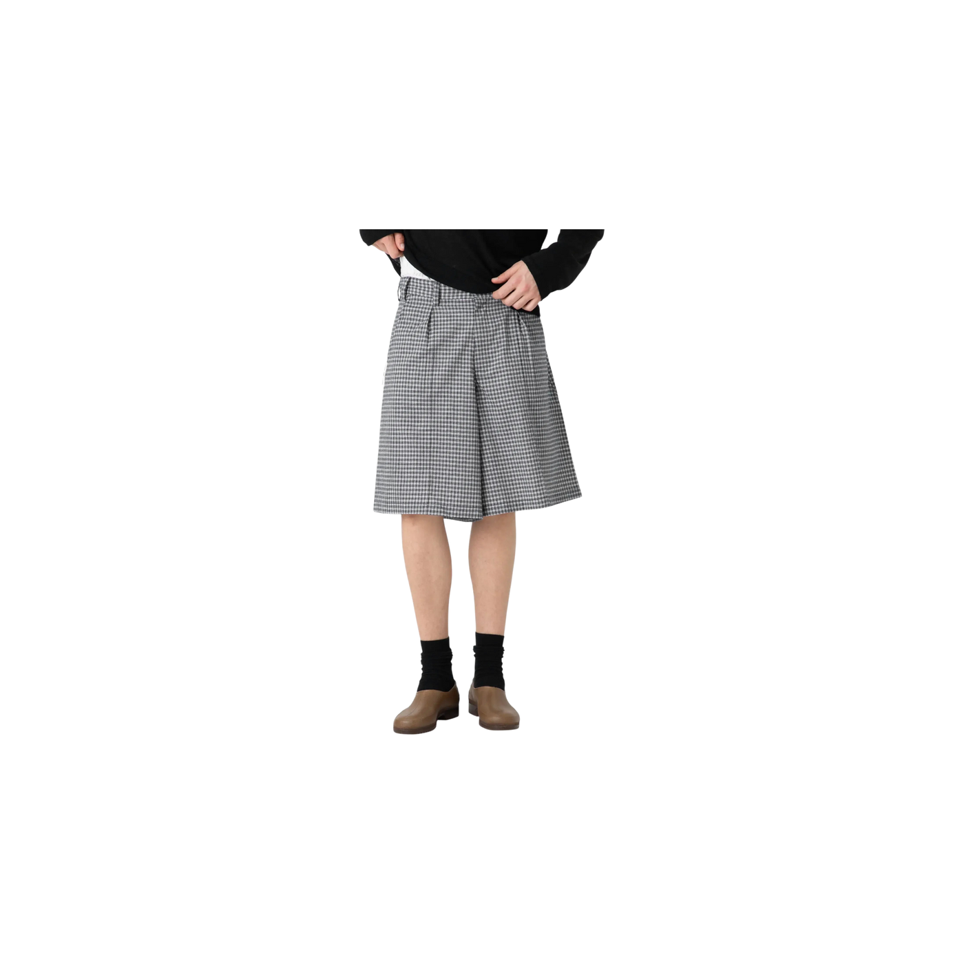 Eme Studios Russel Navy Squared Formal Shorts