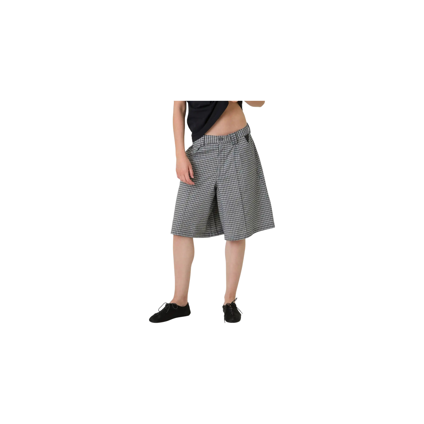 Eme Studios Russel Navy Squared Formal Shorts