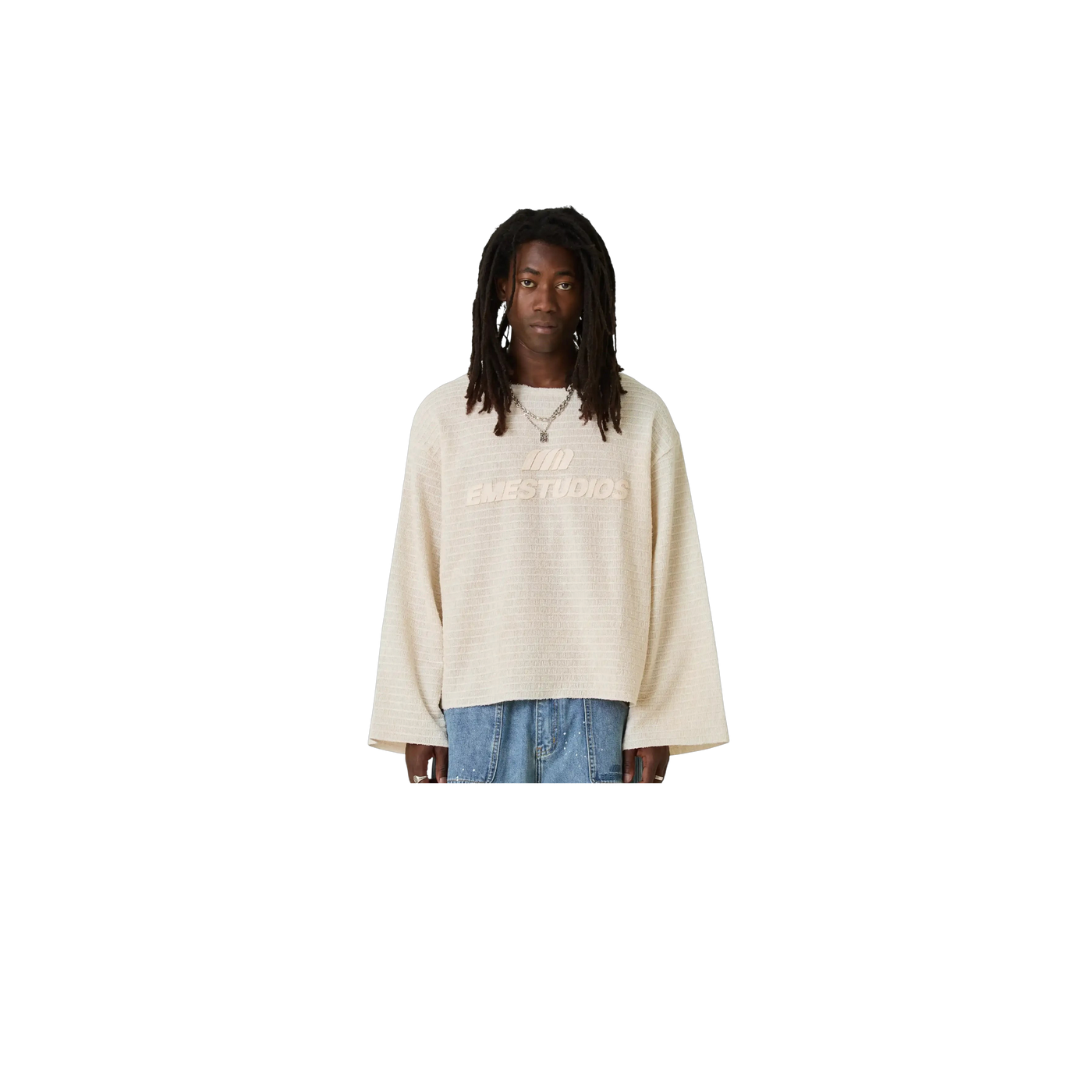 Eme Studios Rustic Off Sand Knit Sweater