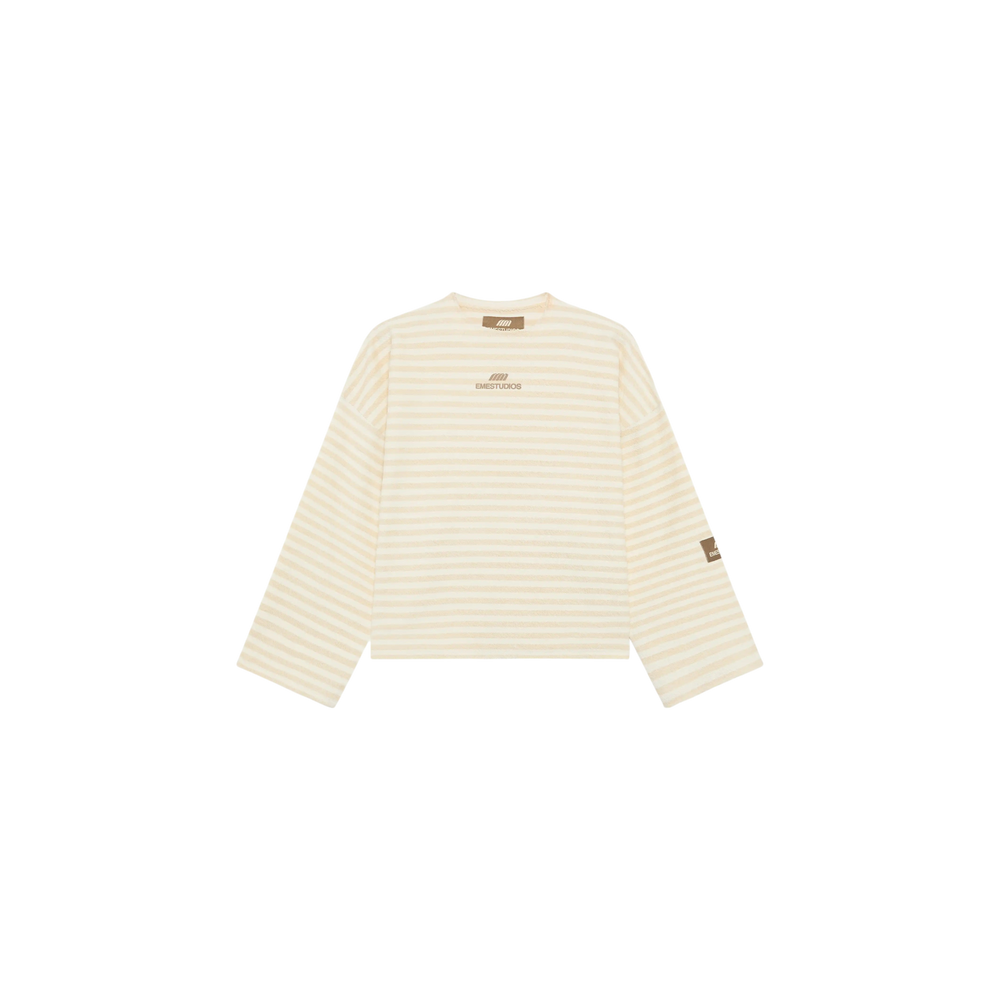 Eme Studios Sade Off Sand Reverse Crewneck