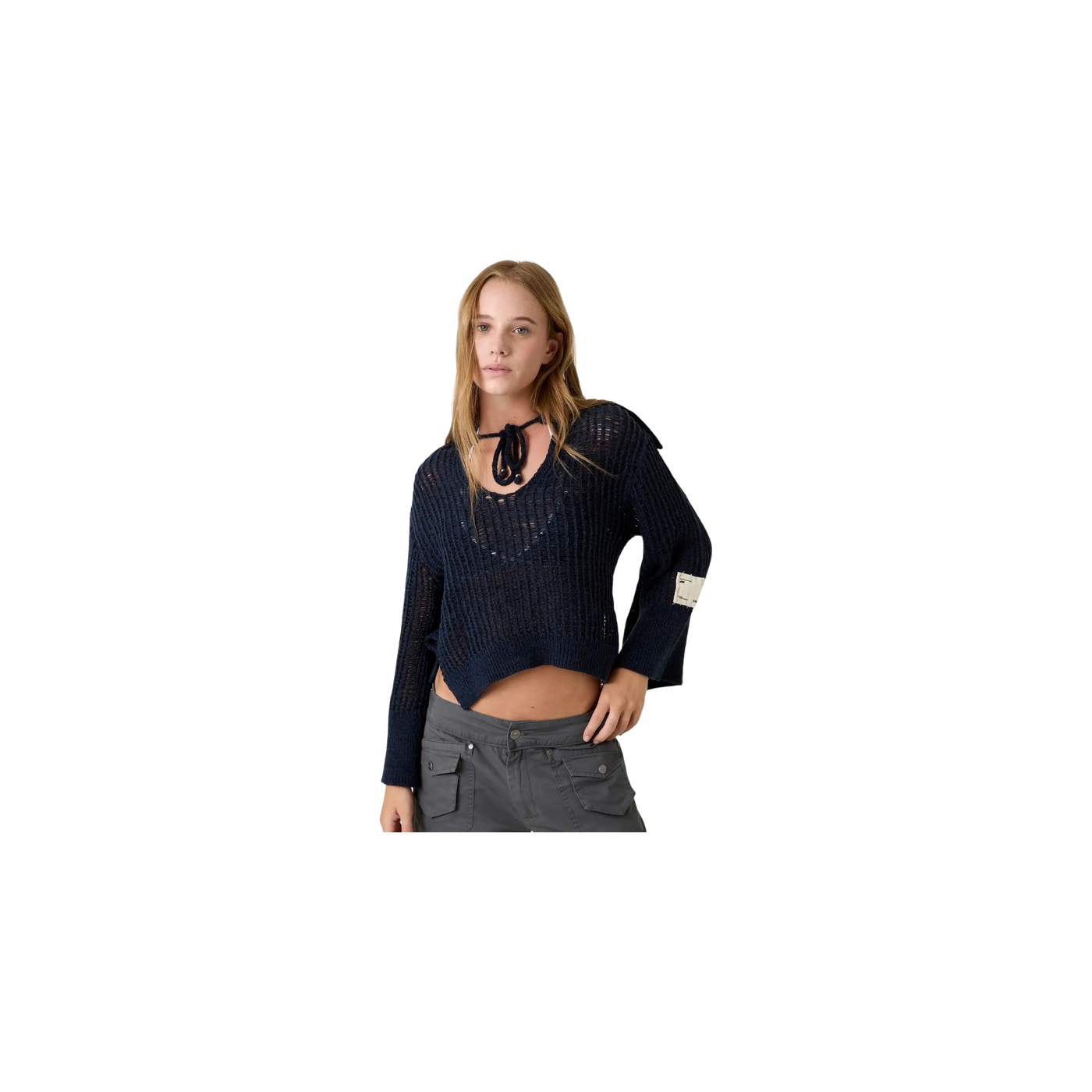 Eme Studios Sailor Navy Knit Sweater