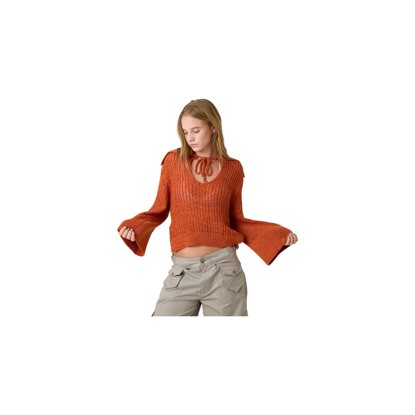 Eme Studios Sailor Rust Knit Sweater
