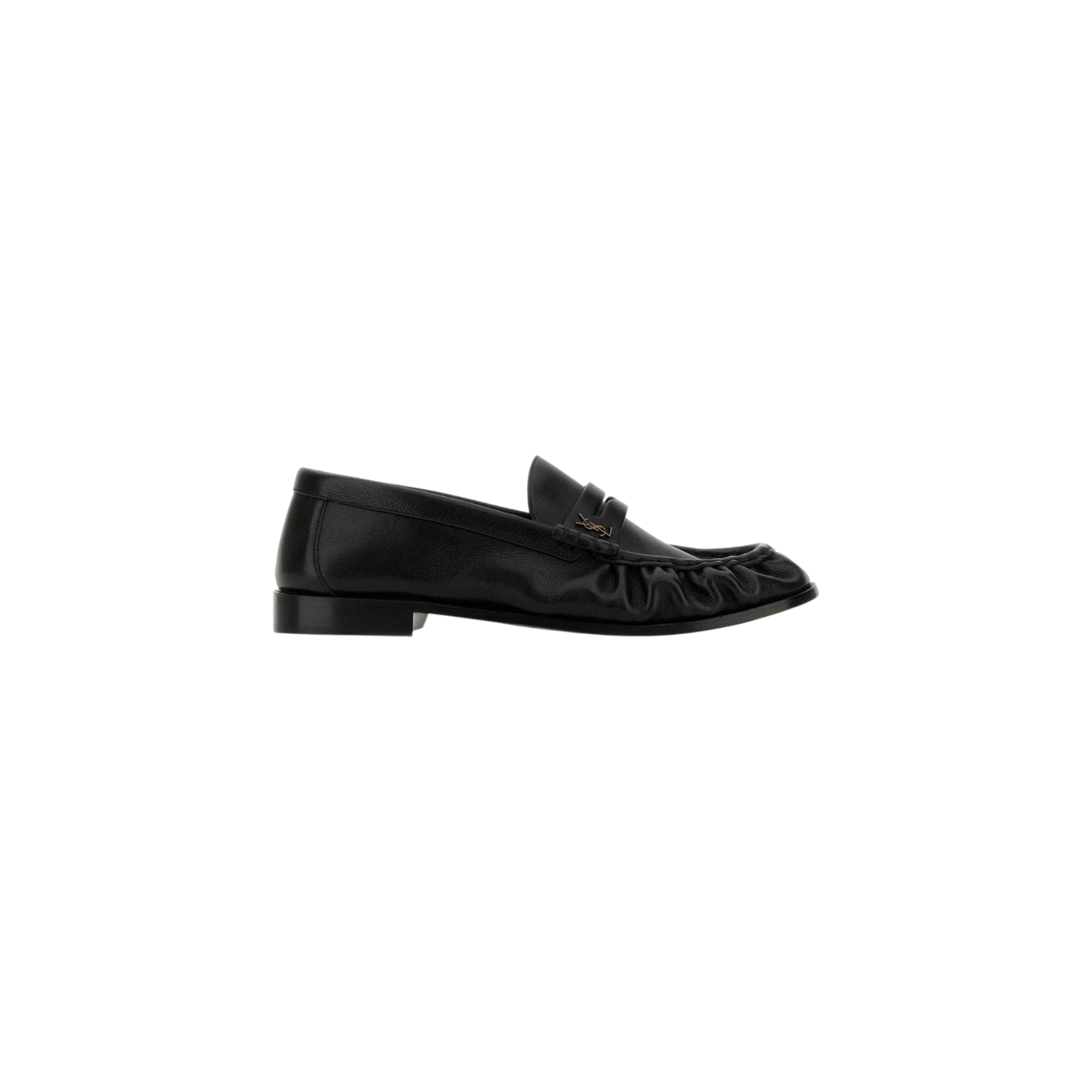 Saint Laurent Le Loafer Logo Plaque Slip-On Loafers