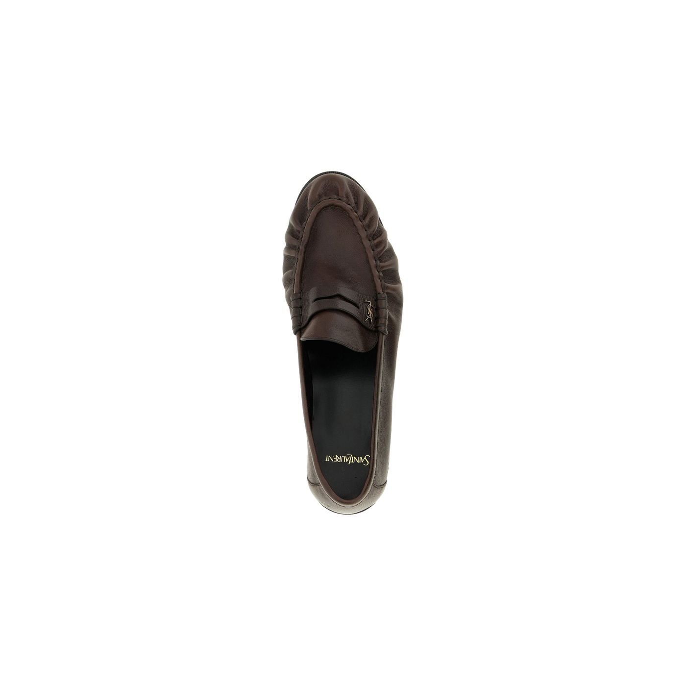 Saint Laurent Le Loafer Logo Plaque Slip-On Loafers