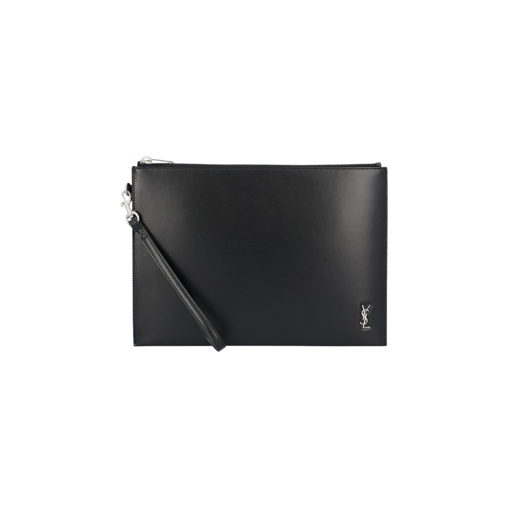 Saint Laurent Tiny Monogram Zipped Clutch Bag