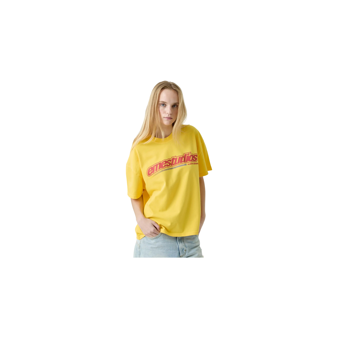 Eme Studios Scale Canary Oversized T-Shirt