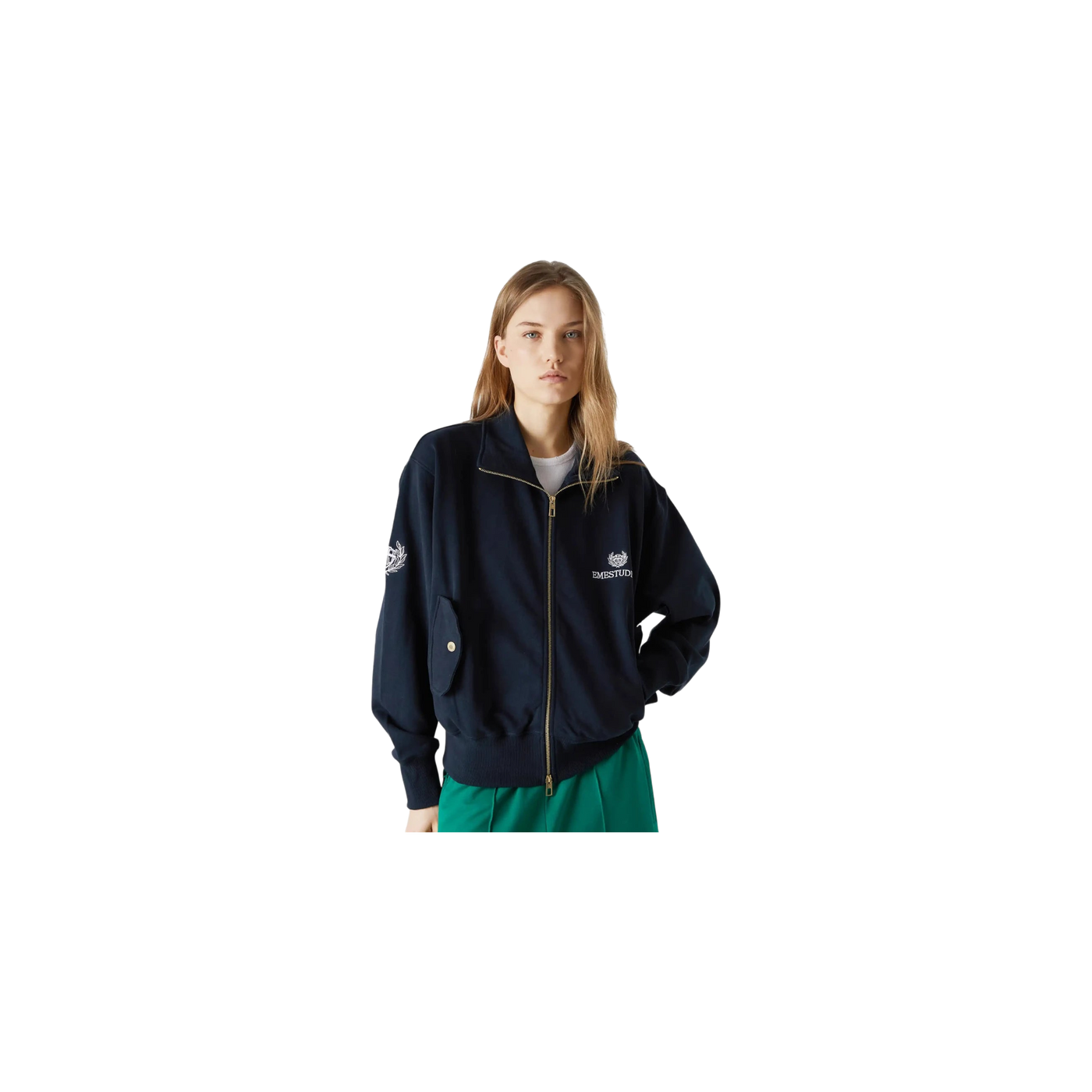Eme Studios Serv Navy Full Zip