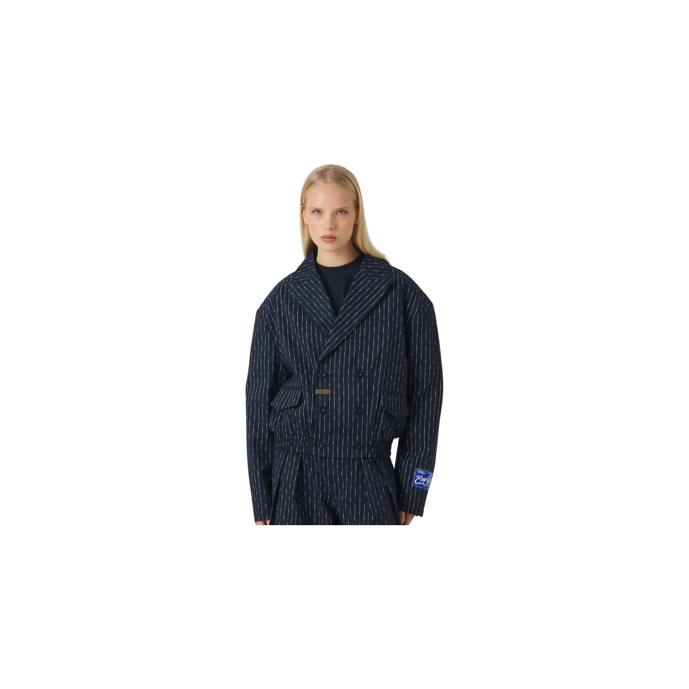 Eme Studios Shift Navy Bomber Blazer