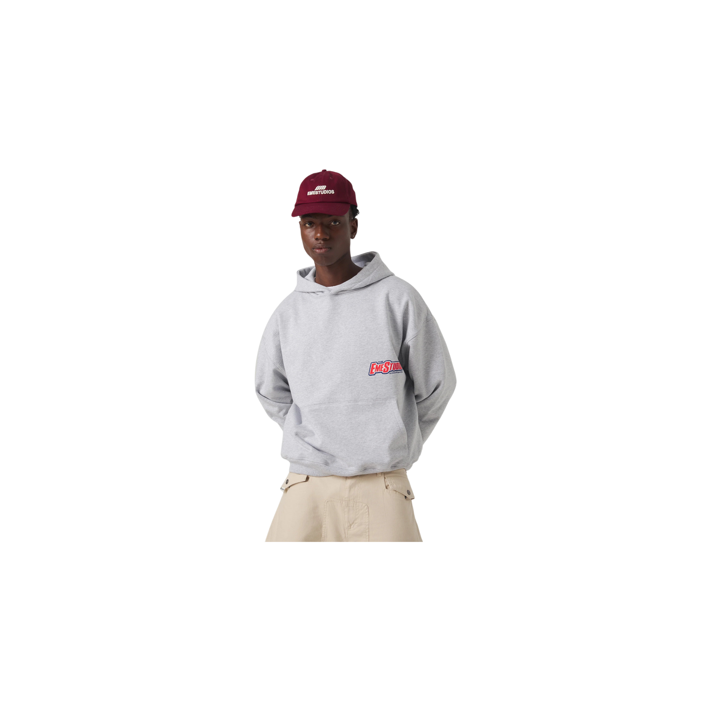 Eme Studios Shining Grey Oversized Hoodie