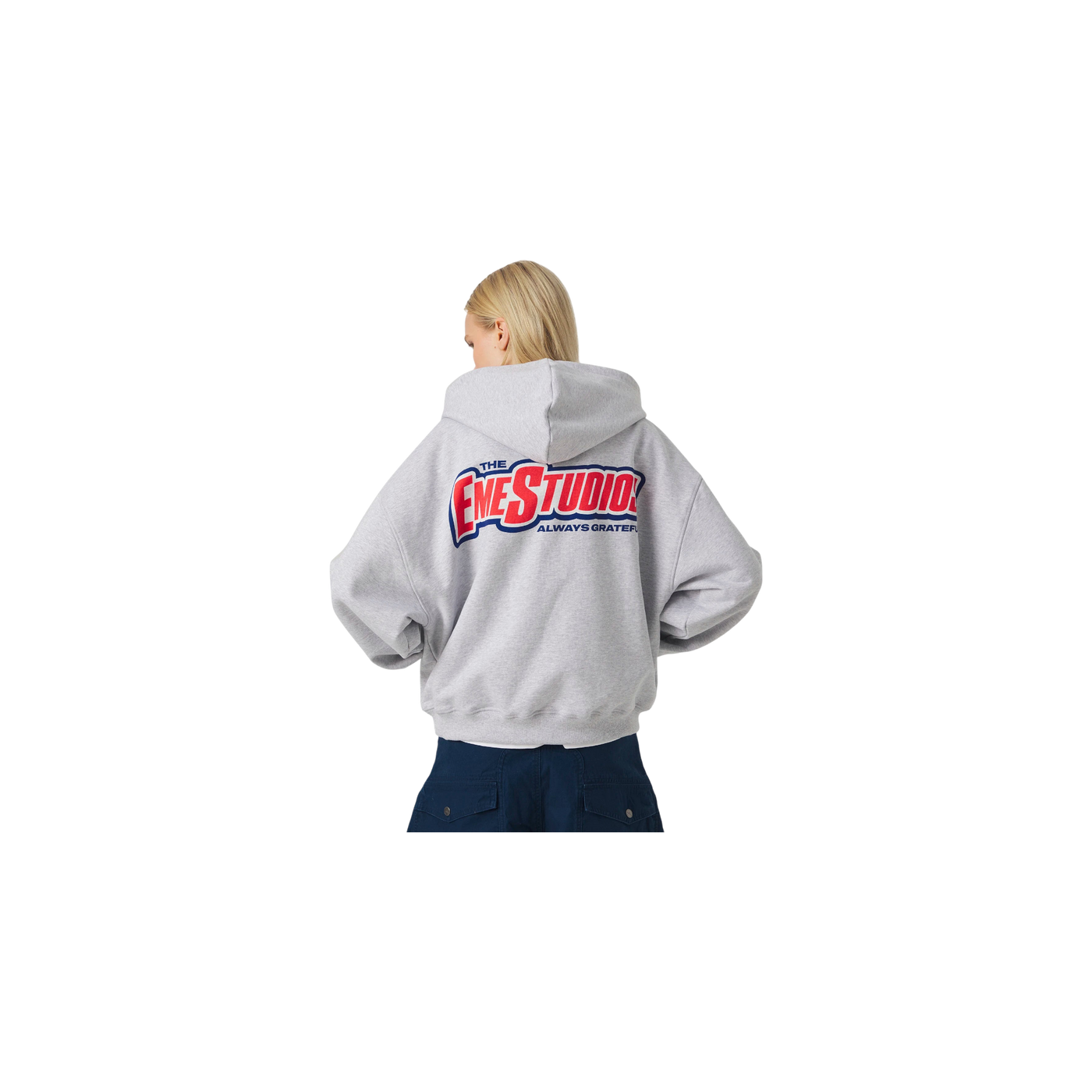Eme Studios Shining Grey Oversized Hoodie
