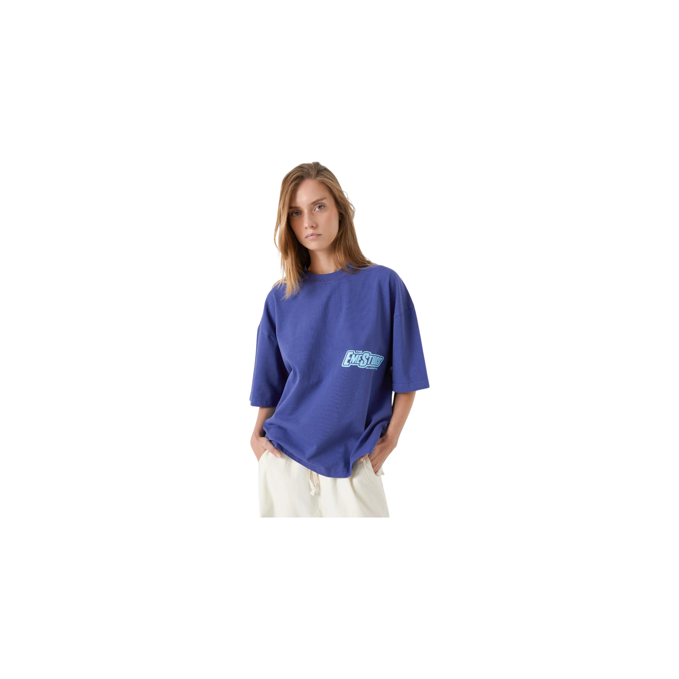 Eme Studios Shining Orient Blue Oversized T-Shirt
