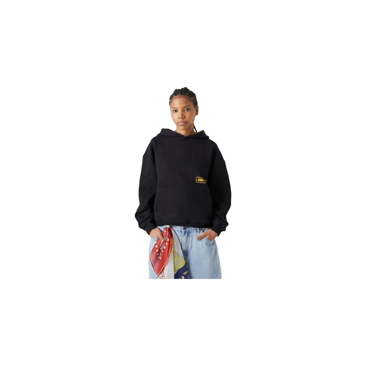 Eme Studios Signal Black Oversized Hoodie