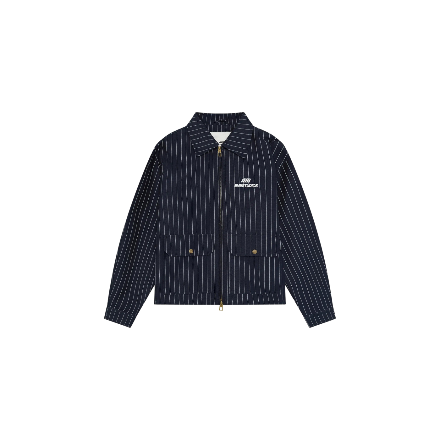 Eme Studios Siroq Striped Navy Jacket