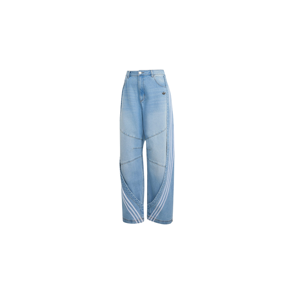 Adidas Adilenium 5.0 Banana Overlay Denim Pants Light Blue
