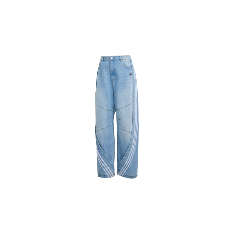 Adidas Adilenium 5.0 Banana Overlay Denim Pants Light Blue