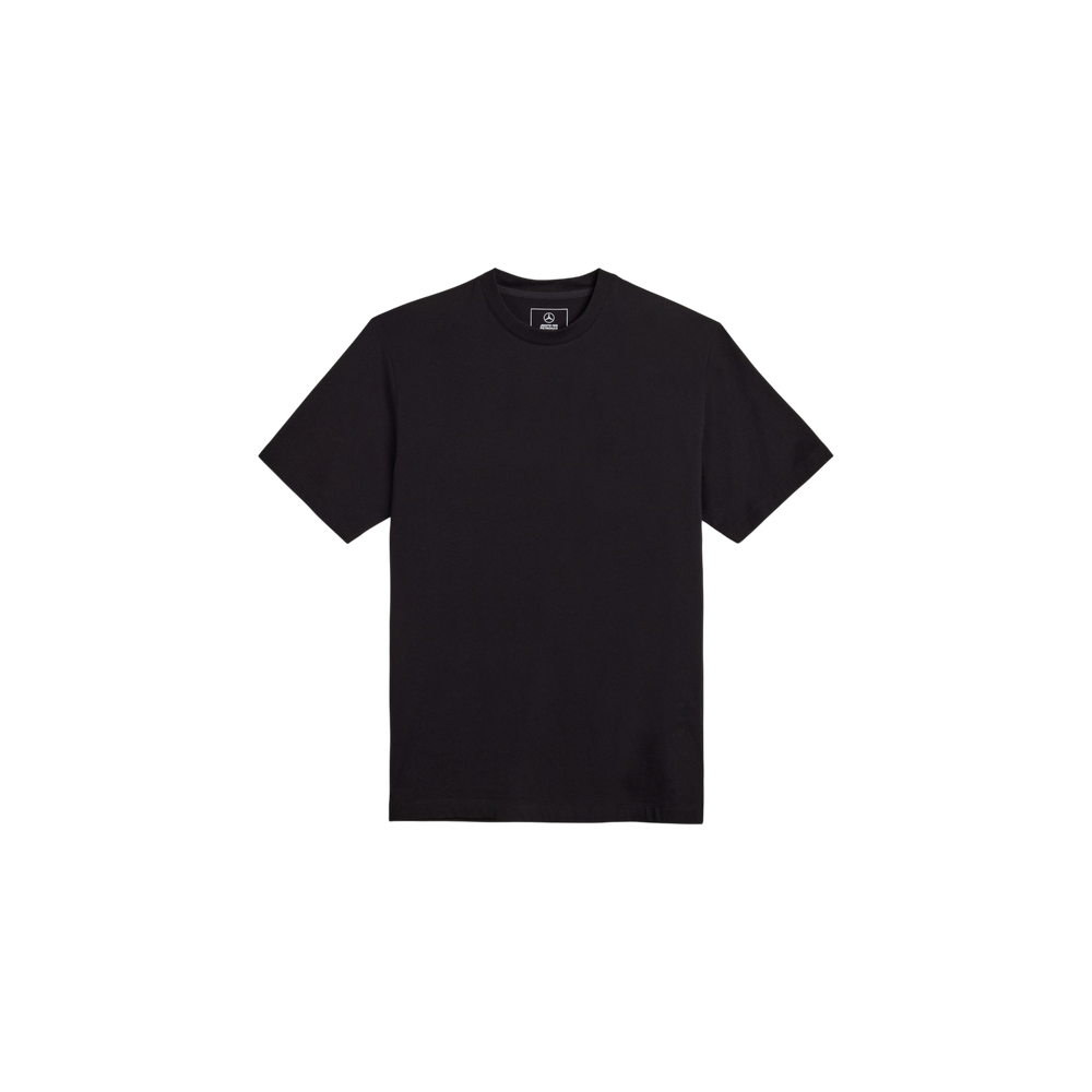 Adidas Y-3 Mercedes Logo Stack Short Sleeve Tee Black