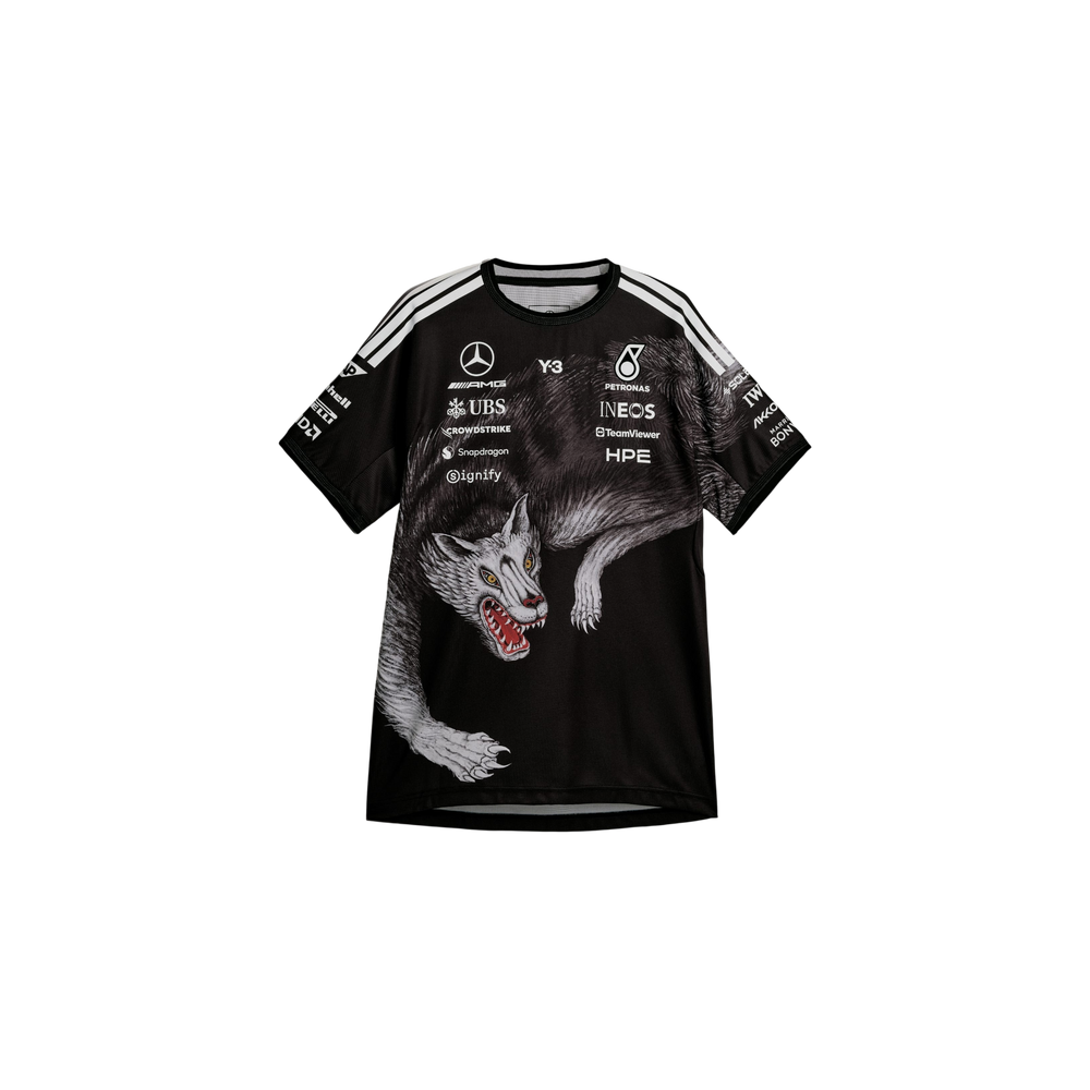 Adidas Y-3 Mercedes-AMG Petronas Formula 1 Team Driver Short Sleeve Jersey Black
