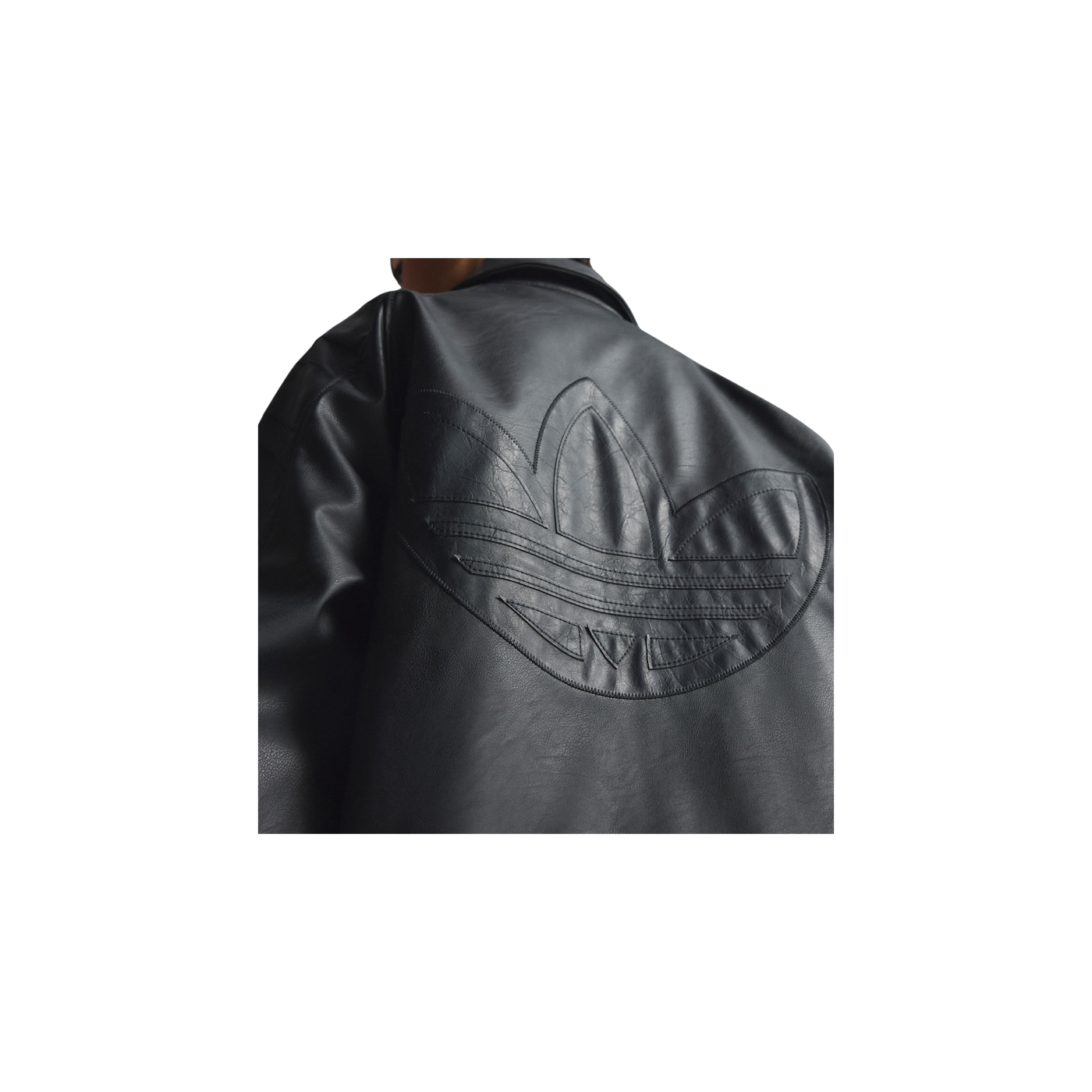 Adidas Santiago Pleather Jacket Black
