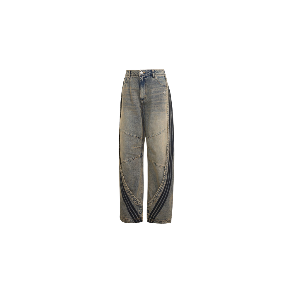 Adidas Adilenium 5.0 Banana Overlay Denim Pants Chalky Brown