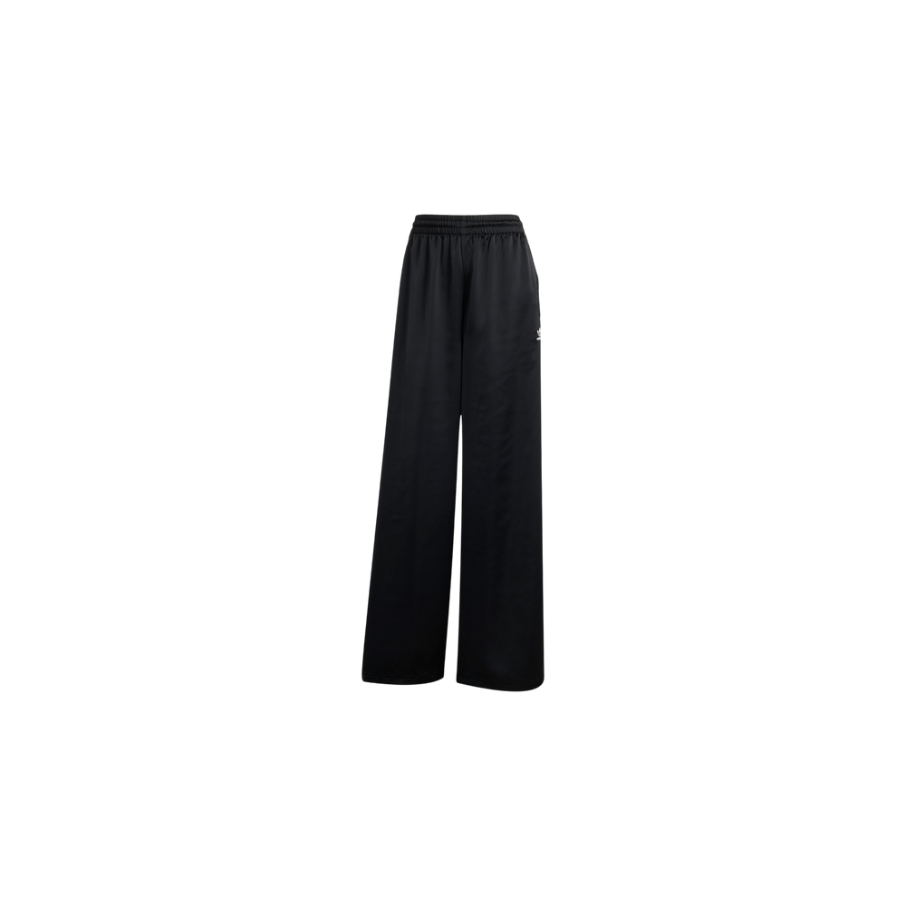 Adidas Adicolor Satin Wide Leg Track Pants Black