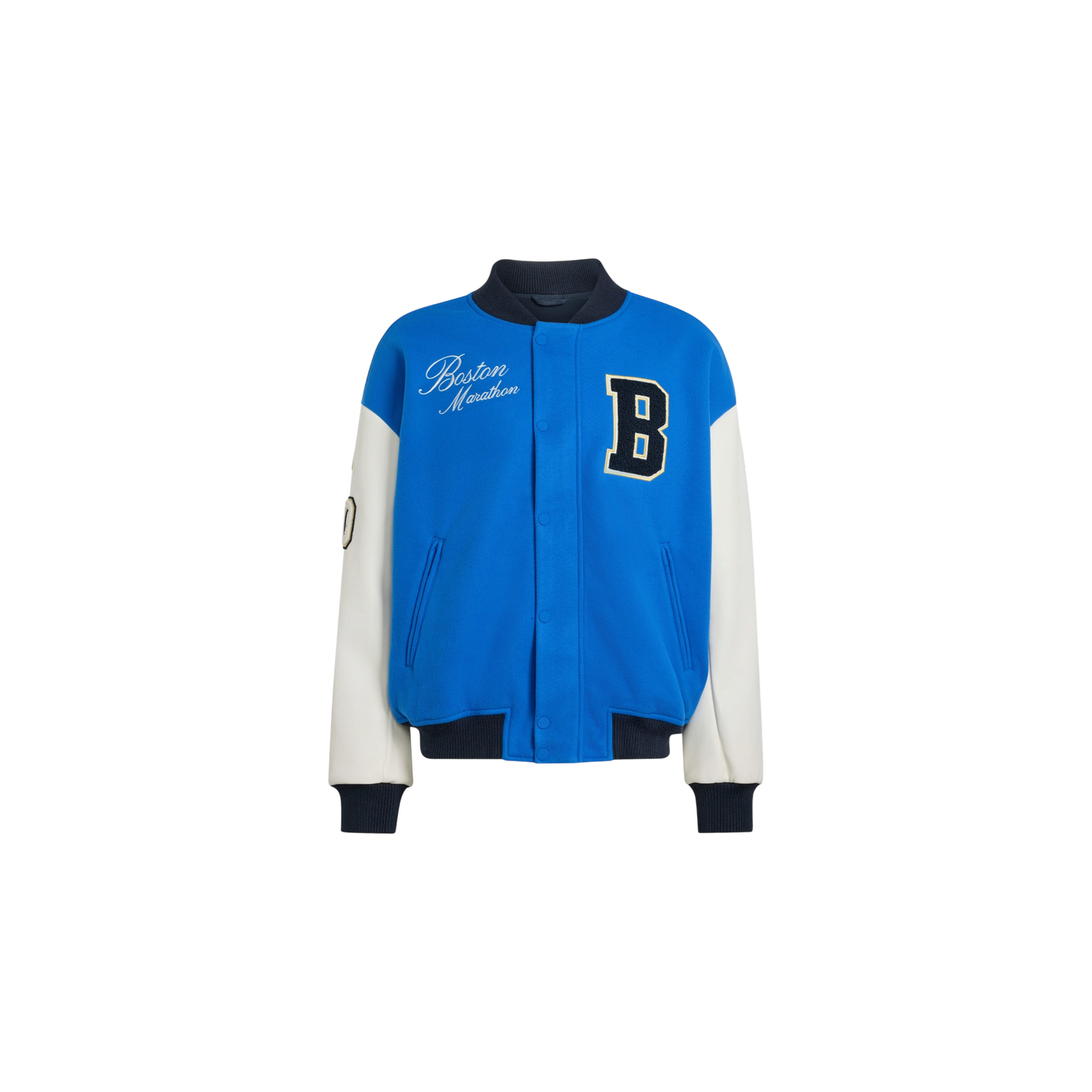 Adidas Boston Marathon 26 Varsity Jacket Blue