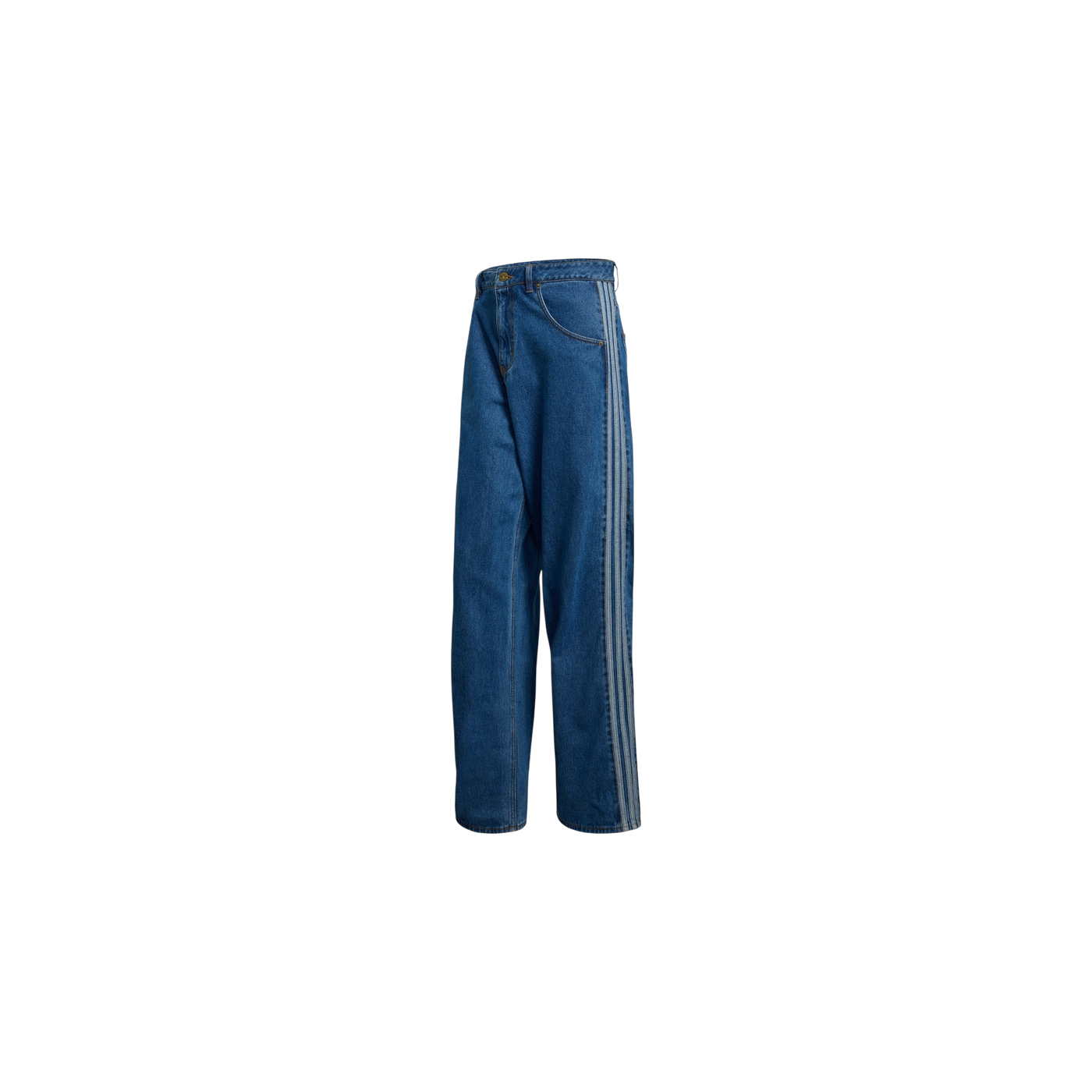 Adidas Firebird Adicolor Denim Pants Medium Vintage Denim