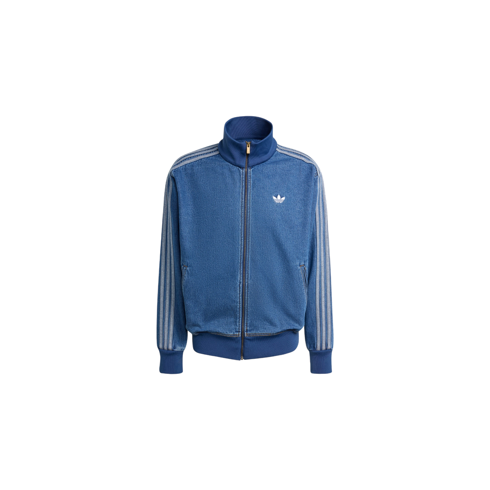 Adidas Adicolor Denim Firebird Track Top Medium Vintage Denim