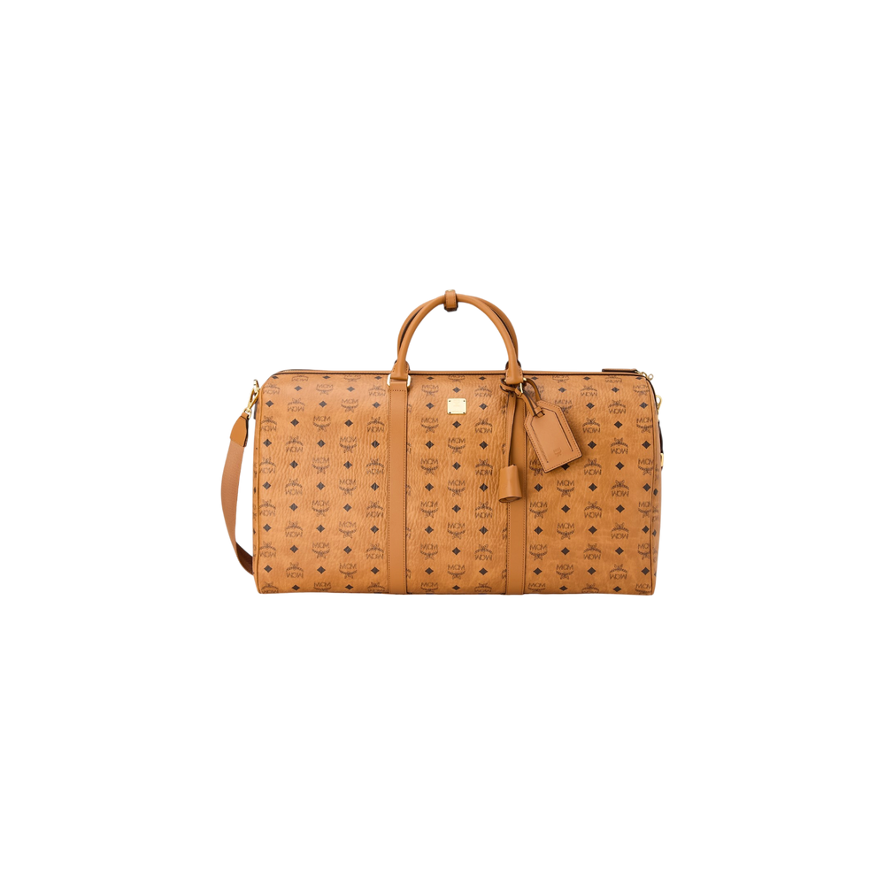 Mcm Weekender Ottomar Cognac / Black