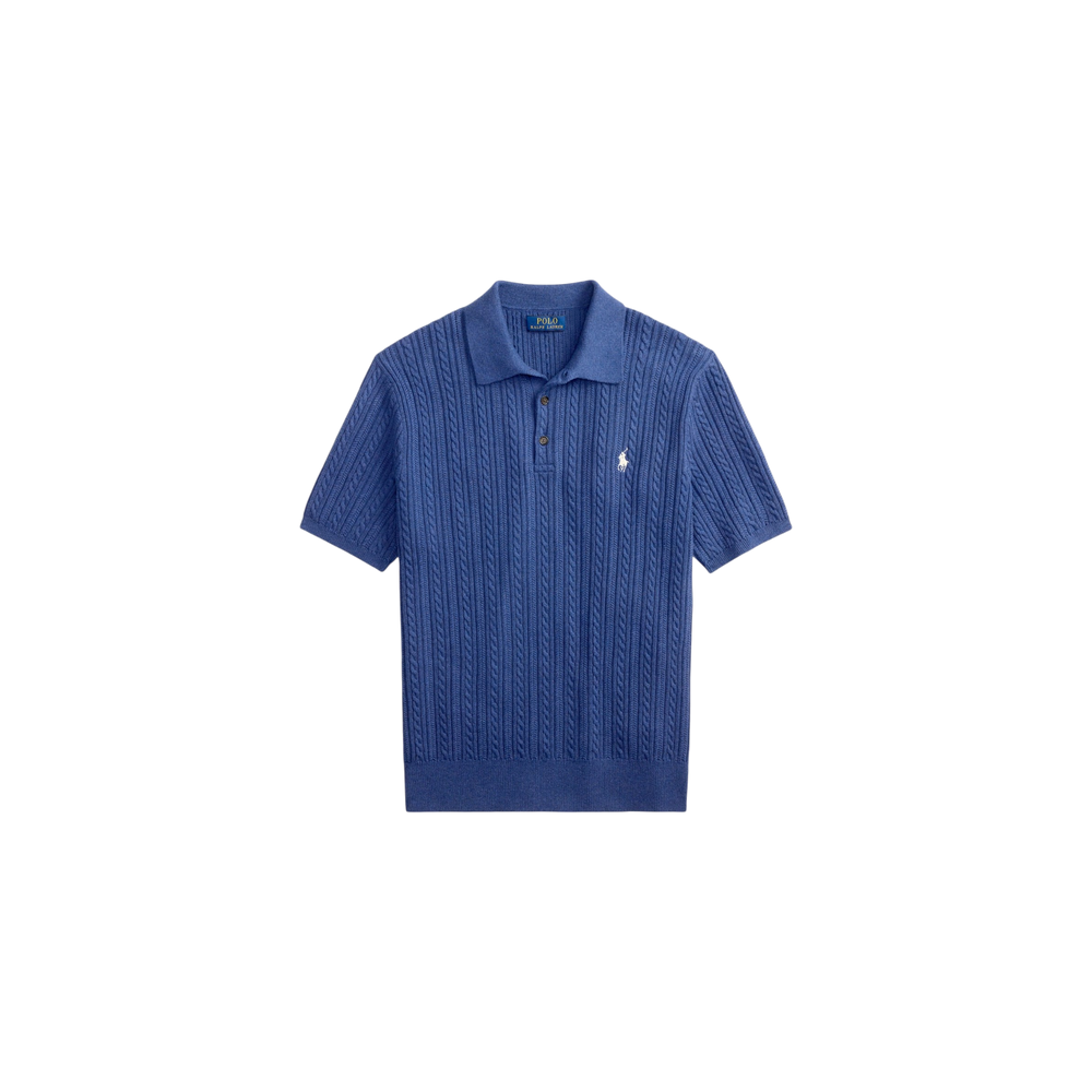 Polo Ralph Lauren Knit Polo Shirt Dark Blue
