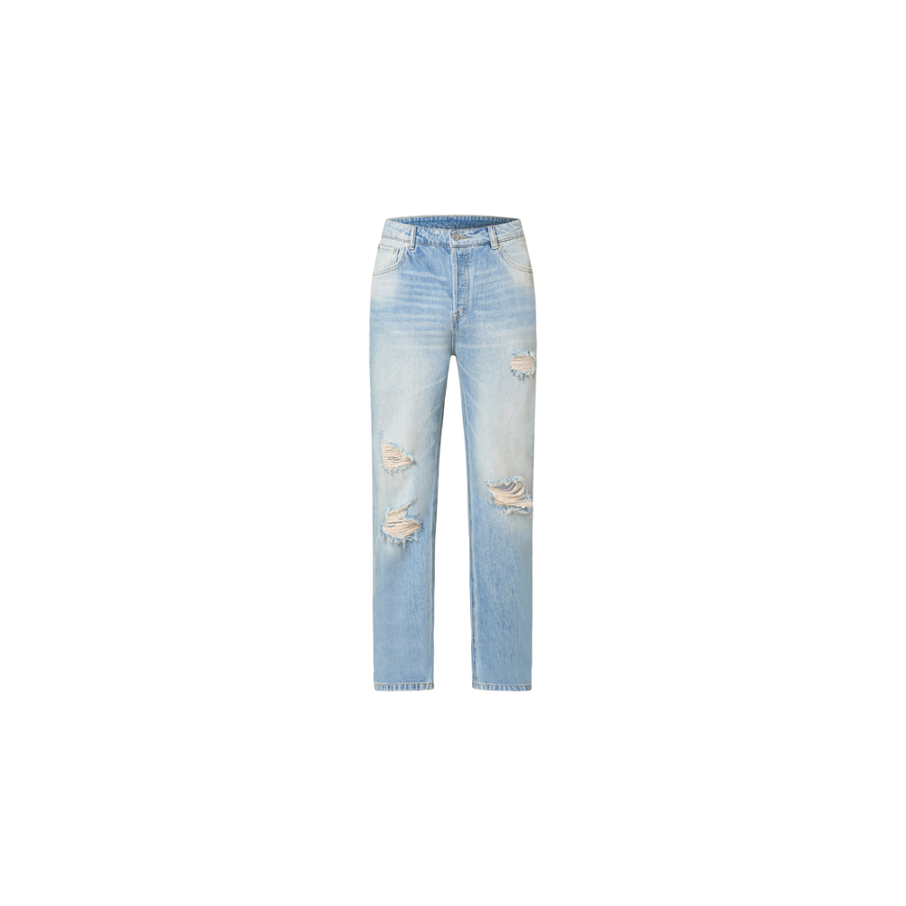 Cole Buxton Destroyed Jeans Slim Fit 400 Blue