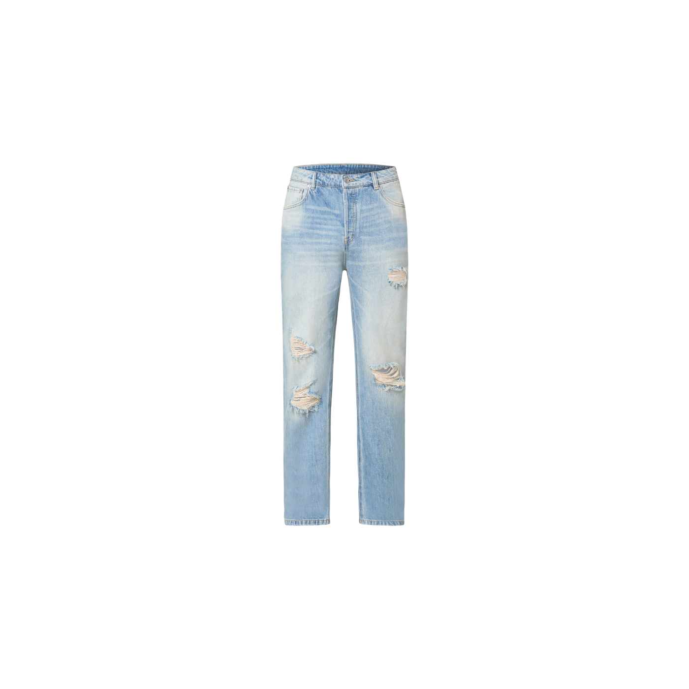 Cole Buxton Destroyed Jeans Slim Fit 400 Blue