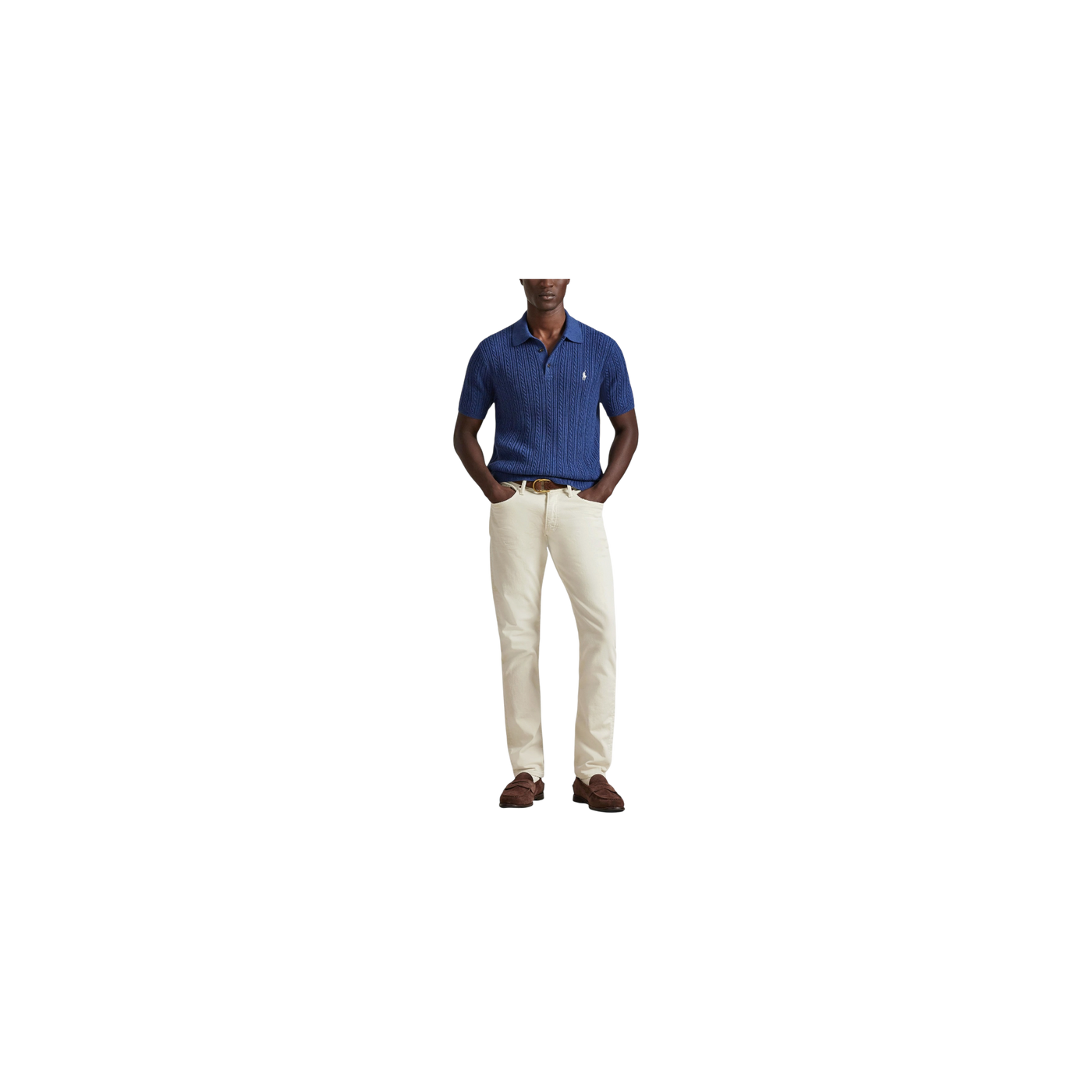 Polo Ralph Lauren Knit Polo Shirt Dark Blue