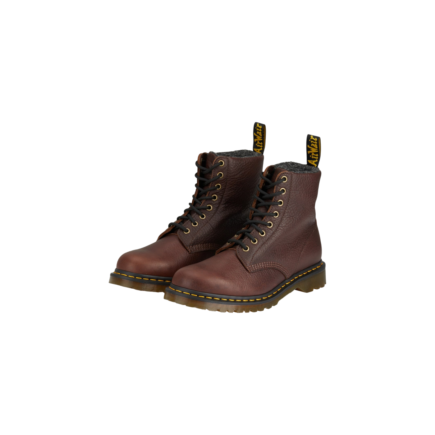 Dr. Martens Lace-up Boots 1460 Fed Dark Brown / Yellow